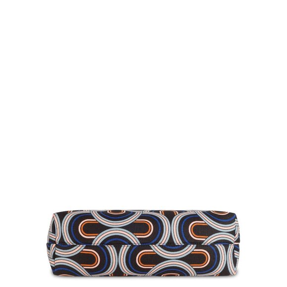 Hand Crafted Fabric Ladies Shoulder Tote Bag in Abstract Print, Top Handle Bag - Picture 6 of 9